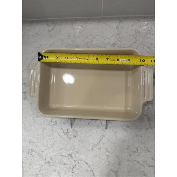 Le Creuset Rectangular Casserole Baking Dish 25cm Marine Blue Second Choix NEW